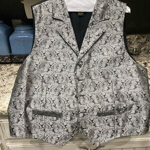 Scully Silver Paisley Vest